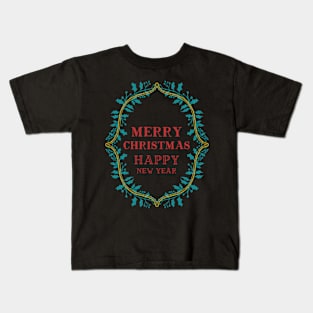 Holly Christmas Design Kids T-Shirt